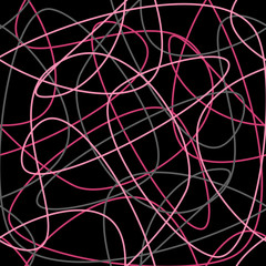 Seamless patterns with scribbles