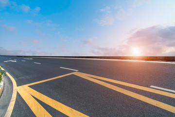 Fototapeta premium Road and Sky Landscape..