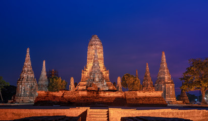 Fototapeta premium Wat Chaiwattanaram Temple at Ayutthaya