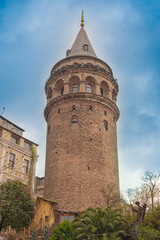 Fototapeta na wymiar Christa Turris Galata Tower in Istanbul, Turkey
