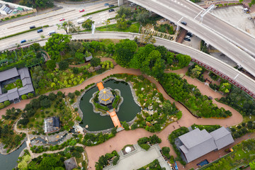 Aerial view of Chi Lin Nunnery