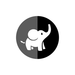 Elephant icon or logo