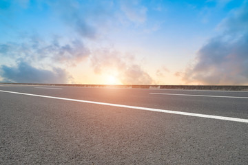 Fototapeta premium Road and Sky Landscape..