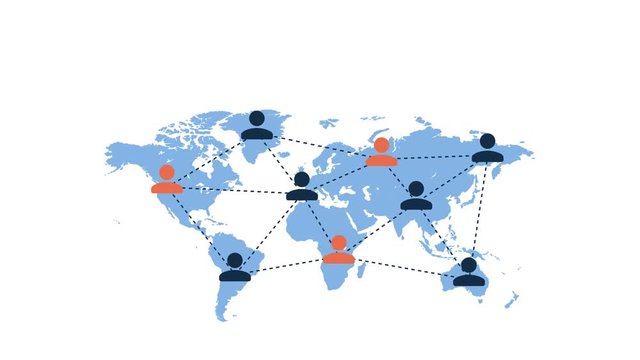 world human community infographic