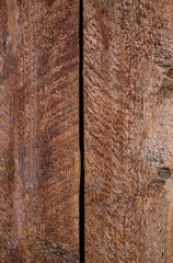 Vertical Wood Texture - Old dirty wooden brown planks - Image