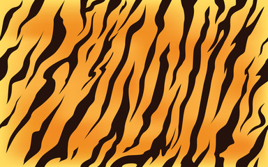 Print stripe animals jungle tiger fur texture pattern seamless repeating orange yellow black - 262842680