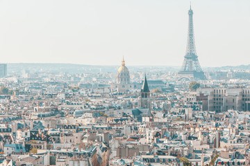 Naklejka premium View of the Eiffel Tower