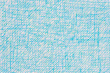 blue  crayon pattern on white paper background texture