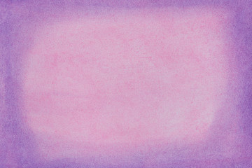 pink crayon background on paper taxture with violet border