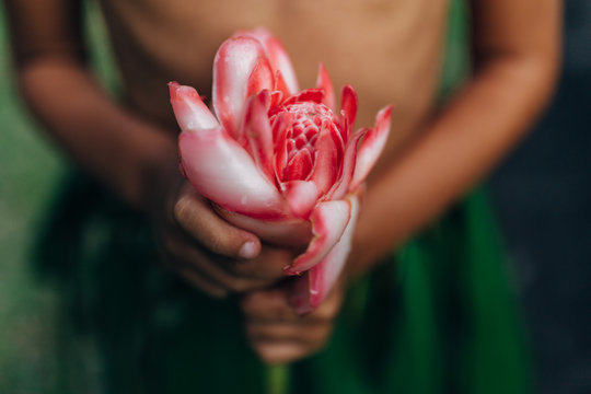 L'ENFANT ET LA ROSE DE PORCELAINE