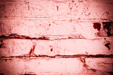 Brick texture with scratches and cracks