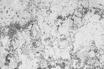 Obraz premium Wall fragment with scratches and cracks