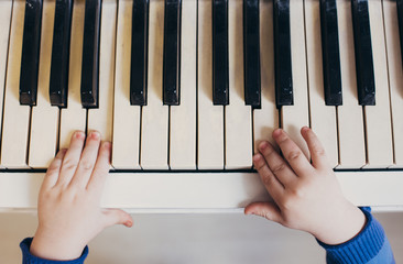 piano playing