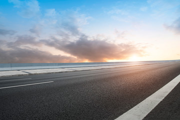 Road and Sky Landscape..