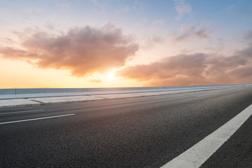 Road and Sky Landscape..