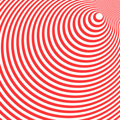 Abstract background with distorted lines. Optical illusion. Striped texture.