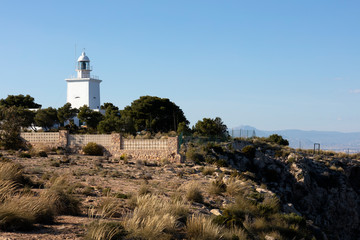 Fototapeta na wymiar santa pola lighthouse