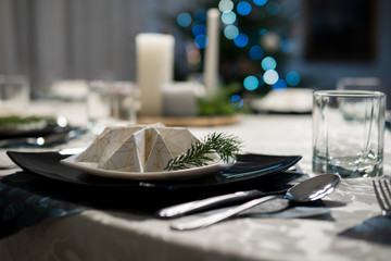 elegant table setting