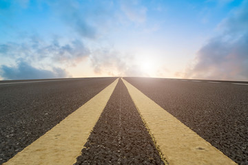 Road and Sky Landscape..
