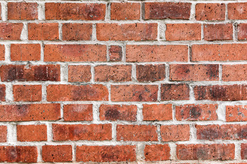 Obraz premium Wall of old red brick