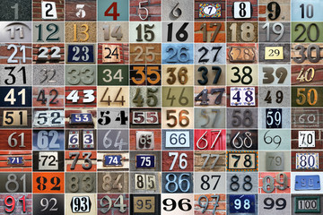 100 house numbers