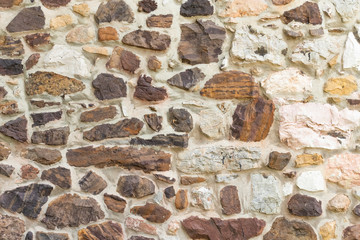 Construction background of masonry wall