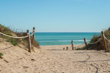 Obraz premium sea with sandy beach