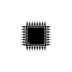 Computer Chip icon vector illustration