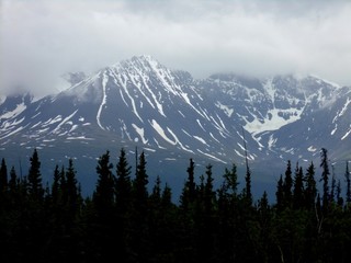 Alaska Highway ,Haines Jonction, Yukon, Canada