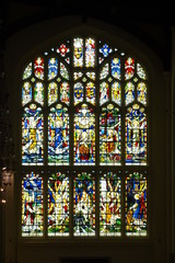 Inside St Edmundsbury Cathedral - Bury St Edmunds, Suffolk, England, UK