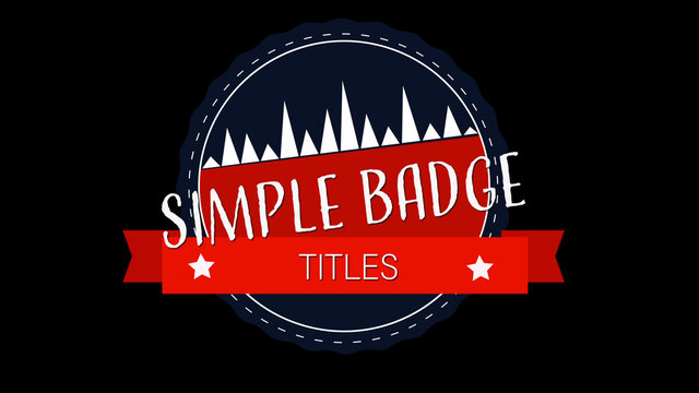 Simple Badge Titles