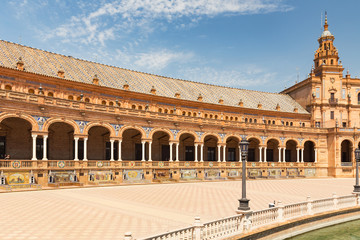 Fototapeta premium Plaza de Espana in Seville, Andalusia,Spain