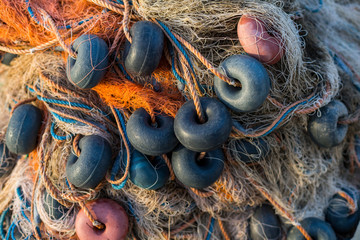 fishing nets and ropes