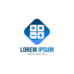 Finance logo template design. Finance logo with modern frame isolated on white background