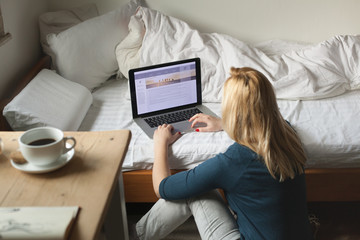 Freelancer working at home