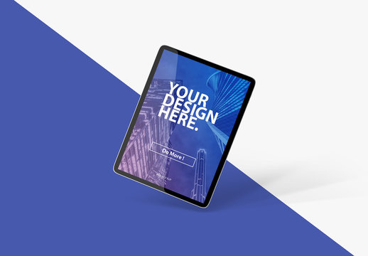 Isolated Tablet Mockup