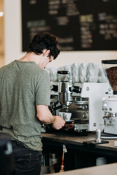 Portraits of workers from coffee bar.