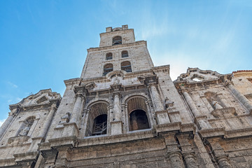 Tower of Basilica San Francisco de Asis in Havana