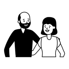 grandfather and grandmother