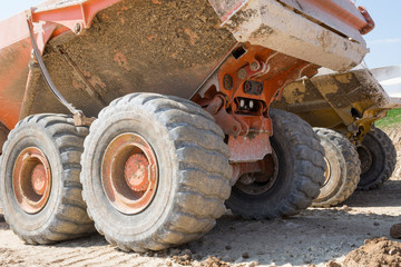 gros pneus de camion benne