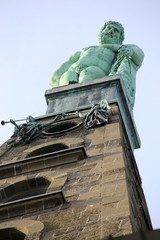 Hercules at the Wilhelmshoehe in Kassel