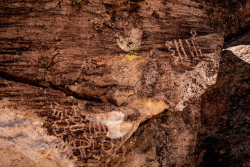 Spectacular Native American Petroglyohs at Chalfant Valley - travel photography