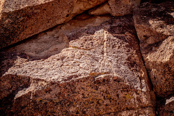 Spectacular Native American Petroglyohs at Chalfant Valley - travel photography