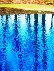 Naklejka na ściany i meble Vertical river reflections landscape background hd