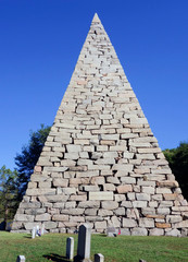Pyramid memorial to Confederate Soldiers in Hollywood cemetery, Richmond, Virginia, US, 2017.