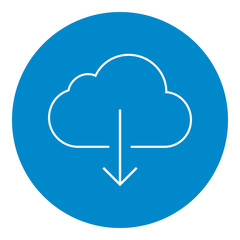 Download from cloud icon