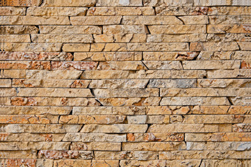 Background textures of a stone. Decorative front stone.