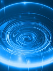 Obraz premium Abstract background navy blue circle and light.