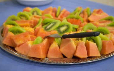 fresh salad on a plate