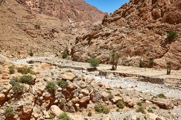 weathered mountain panorama valley